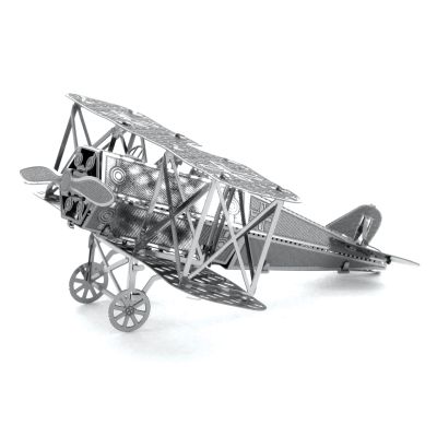 【สต๊อกพร้อม】โมเดลปริศนา3มิติแนวสร้างสรรค์รูปเครื่องบินปริศนาโลหะทำมือหุ่นโลหะ3มิติ