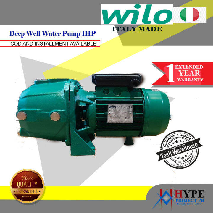WILO Deep Well Water Pump ITALY 1HP Lazada PH
