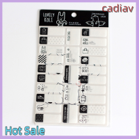 ของขวัญคริสต์มาส Cadiav 25ชิ้นแผ่นกระดาษเขียนได้ป้ายสติกเกอร์น้ำมันหอมระเหยโลชั่นน้ำหอมครีมอโรมาเธอราพีขวด DIY เครื่องสำอางสติกเกอร์กระดาษ