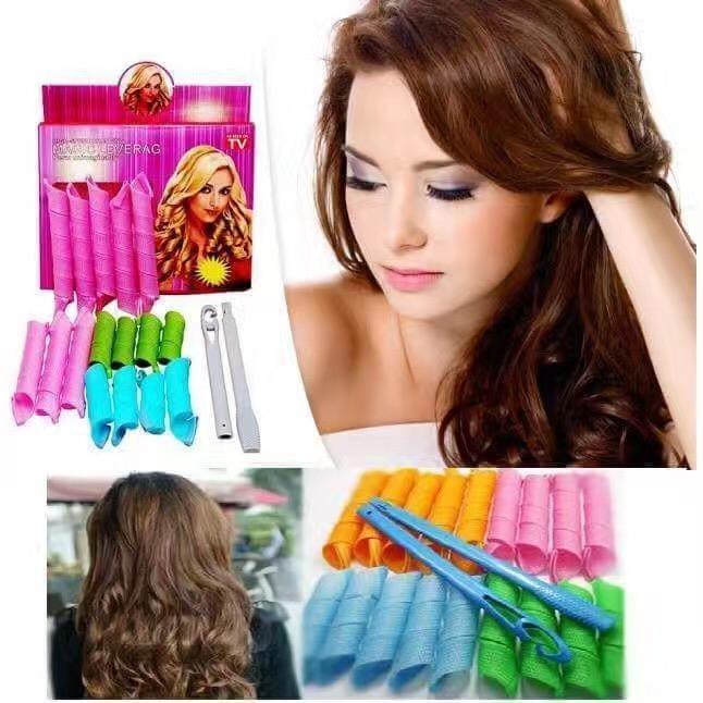 Transform Your Hair With 16pcs Magic Hair Curlers For Water Wave And ...