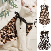 ZZOOI Dog Suspender Skirt Pet Skirts Pet Supplies Leopard Print Dress Cat Dress Printed Dogs Clothes Comfortable INS Cute Stylish New