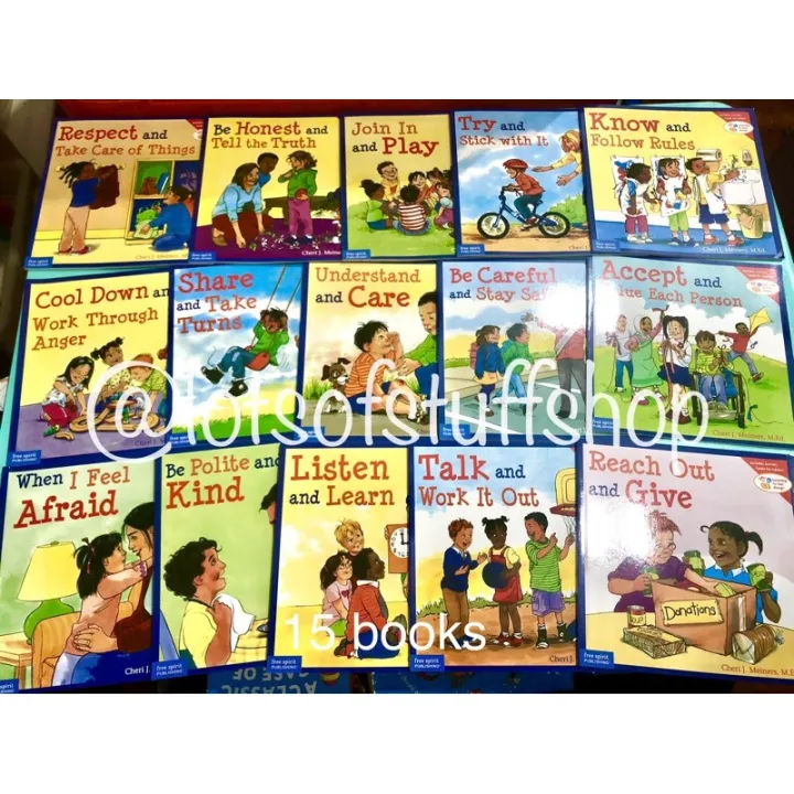 Values Learning to Get Along Children’s books With moral lesson Set of