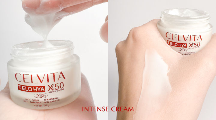 celvita-advanced-repair-intense-cream30g-telo-hya-x50-ครีมฟิลเลอร์-เติมเต็มร่องลึก-ผิวหน้าขาวกระจ่างใส-ครีมบำรุงหน้า-ลดเลือนริ้วรอย