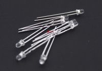 100PCS 3MM phototransistor receiver F3 Transparent white gel receives photosensitive tube diode light LED lamp beadsElectrical Circuitry Parts