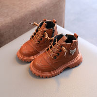 2021 Baby Martin Boots Autumn Winter 1-6 Years Boys Girls British Leather Boots Toddler Fashion Waterproof Shoes Sneakers 21-30