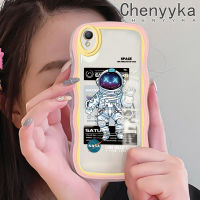 เคส Chenyyka สำหรับ OPPO A37 A37F เคส NEO 9การ์ตูนนาซ่าดีไซน์ใหม่พื้นที่ขอบคลื่นนุ่มเคสมือถือกันกระแทกแบบใสโปร่งใสลายกล้องถ่ายรูปเรียบง่ายอ่อนโยนฝาครอบป้องกัน