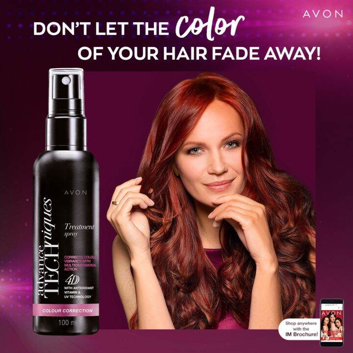 Avon Advance Techniques Color Protect With UV Treatment Spray Lazada PH