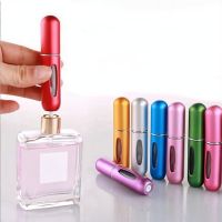 5ml Mini Perfume Refill Bottle Portable Spray Jar Scent Pump Empty Cosmetic Containers Atomizer for Travel Tool Alcochol Empty Travel Size Bottles Con