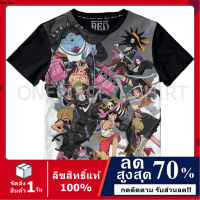 【ONEPIECE STORE】เสื้อวันพีช ลายลิขสิทธิ์แท้  เสื้อยืดลายการ์ตูน (ผ้าลื่น) one piece T-Shirt DOP-1595