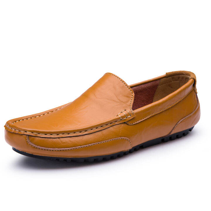 lazy-shoes-men-genuine-cow-leather-shoes-loafers-casual-shoes-driving-shoes-slip-on-flat-loafer-shoes-soft-sole-for-comfort-four-seasons-shoes