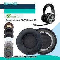 Whiyo Replacement EarPads for Corsair Virtuoso RGB Wireless SE Headphones Cushion Sleeve Velvet Ear pads Cups Earmuffes