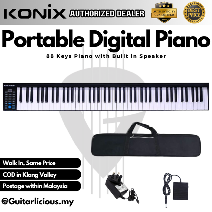Portable 88 Keys Digital Piano with Bluetooth & Bag (PL88) PORTABLE