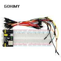 【YD】 3.3V/5V MB102 Breadboard power module MB-102 830 points Prototype Bread board for arduino kit  65 jumper wires wholesale GOHJMY