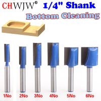 1PC 1/4－ก้านทําความสะอาดด้านล่างคุณภาพสูง Dado Router Bit Set 1/4－,5/16－,3/8－,1/2－,5/8－,3/4－เครื่องมือตัดไม้เส้นผ่านศูนย์กลาง -Chwjw