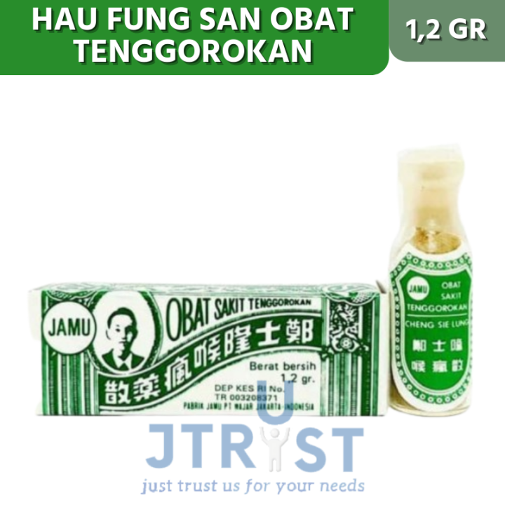 Hau Fung San 12gr Obat Sakit Tenggorokan Sariawan Panas Dalam Lazada Indonesia