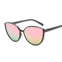 【Cw】r CAT EYE Style sunglasses Women Fashion gradient Sun glasses for FEMALE nd designer COLORFUL Mirror GA. FAS de Sol