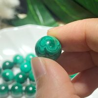 1 Pz Naturale Malachite Sfera Cristalli Di Quarzo Perline Pietra Curativa Pietra Preziosa Gioielli Reiki บ้านตกแต่งห้อง Regalo Di Natale Fai Da Te