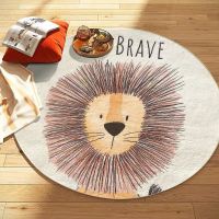 Cute Bedside Rug Hanging Basket Round Rug Children Room Decoration Rug Decoration Salon Living Room Decoration Home Carpet