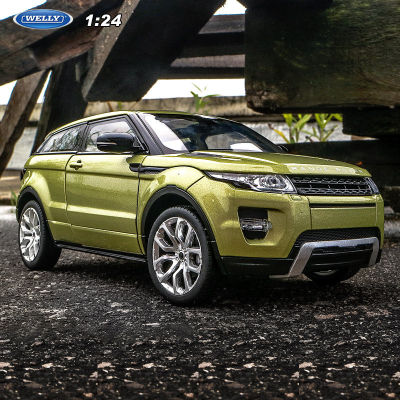 WELLY 1:24 Range Rover Evoque SUV รถโลหะผสม Diecasts &amp; ของเล่นรถรุ่น Miniature Scale รุ่นรถของเล่นสำหรับเด็ก