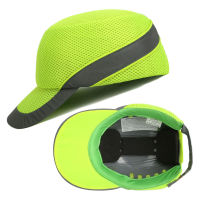 Bump Cap หมวกนิรภัยสำหรับทำงานพร้อมแถบสะท้อนแสง Summer Breathable Security Anti-Impact Light Weight Helmets Hat