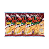 [ส่งฟรี!!!] ตูมตาม ข้าวโพดอบกรอบ รสบาร์บีคิว 91 กรัม x 3 ซองToomtam Corn Extruded Snack BBQ Flavour 91g x 3 Bags