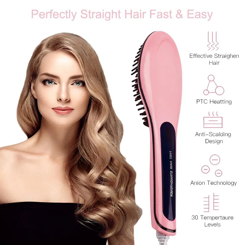 Home Electric Fast Hair Straightening Irons Comb Hair Straight Machine LCD Display Hair Straighten Hair Curl Comb Hair Straightener Comb Wet Dry Hair Dual Use Electric Straightening Hair Comb Straighten Hair | Home Electric Fast Hair Straightening Irons Comb Hair Straight Machine LCD Display Hair Straighten Hair Curl Comb Hair Straightener Comb Wet Dry Hair Dual Use Electric Straightening Hair Comb Straighten Hair |
