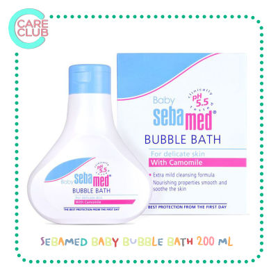 SEBAMED BABY BUBBLE BATH 200 ML ซีบาเมด ครีมอาบน้ำเด็ก เบบี้ บับเบิ้ล บาธ 200 มล. [1200408]