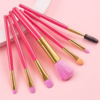 【cw】 7pcs/set Makeup Brushes Set Foundation Eyebrow Blending !