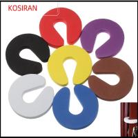 KONSIRAN 4PCS ใหม่ อ่อนนุ่ม โฟม ที่กั้นประตู ความปลอดภัยของเด็กทารก อารักขา ป้องกันนิ้ว