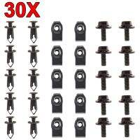 ][= 30 Pcs/Set Car Engine Shield Trim Clips Fixes Nuts Bolts Retainer Fastener For Nissan Qashqai 2014 2015 2016 2017 2018 2019 2020