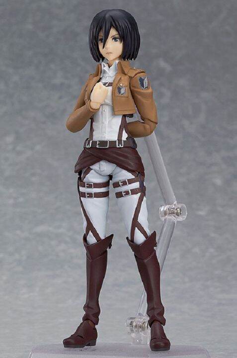 figma-203-ฟิกม่า-model-figure-ฟิกเกอร์-โมเดล-attack-on-titan-ผ่าพิภพไททัน-mikasa-มิคาสะ-15cm-ของสะสม-ของเล่น-ของเล่นถูกๆ-ของเล่นเด็ก