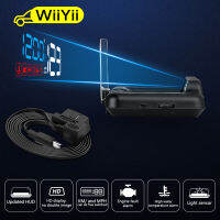 WIIYII Original C500 OBD2 Hud Head-Up Display With Mirror Projection Digital Car Speed Projector On-Board Computer Fuel Mileage