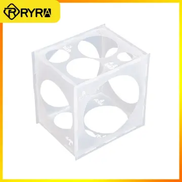 30CM Plastic Balloon Sizer Cube Box Balloons Measuring Box for