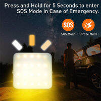 ?Dream Best? 13500mAh Rechargeable Camping Light Portable Outdoor Camp Light Magnet Emergency Hanging Tent Bulb