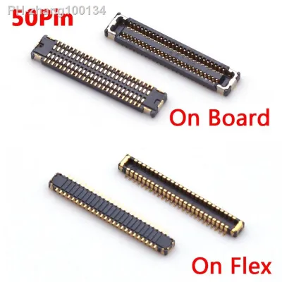 2-5Pcs 50Pin LCD Display FPC Connector For Huawei P20/Note 10/P10/P10 Plus/Mate 20/Mate10 Pro/Honor Magic 2 Screen Flex On Board