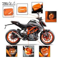 ฝาครอบถังน้ำมันเครื่องยนต์สำหรับ KTM ดยุคอาซี125 200 390 2013-2023 2022 2021 2020 2019 2018ฝาปิดน้ำมันเบรคฝาครอบถังน้ำ