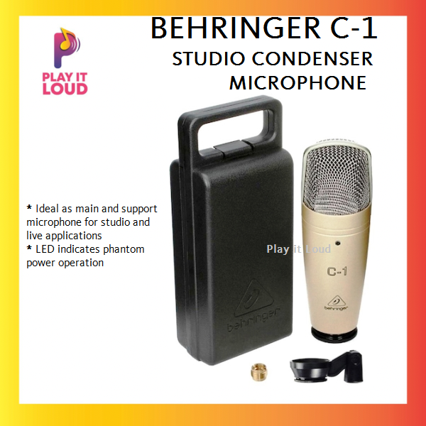 BEHRINGER C1 STUDIO CONDENSER MICROPHONE Lazada PH