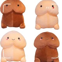 30Cm Set Kawaii Plushies Pack Stuffed Penis Cute  Plush Pennis Plush Long Pillow Soft Funny Soft Cushion Simulation Gifts