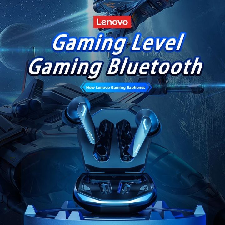 lenovo-gm2-pro-tws-gaming-หูฟัลูทูธ-bluetooth-5-3-latency-ต่ำชุหูฟังไร้สายพมโครโฟน3d-สเตอรอเบส-true-wireless-gamer-หูฟัง