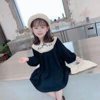 ✜❖✇ smartingbaby Autumn New Girls Dresses Small And Medium-sized Childrens Western Style Embroidered Princess Dress