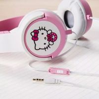 หูฟังคิตตี้ Hello Kitty headphone หูฟังน่ารัก ลายคิตตี้