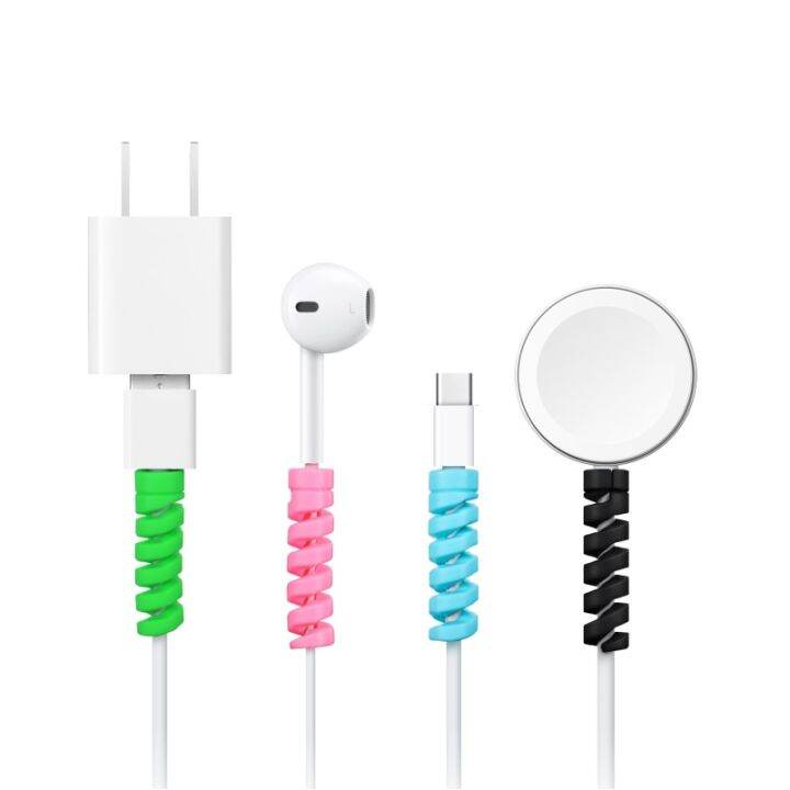 charging-cable-protector-universal-phone-cable-holder-spiral-ties-cord-saver-mouse-usb-charger-cord-management-wire-organizer