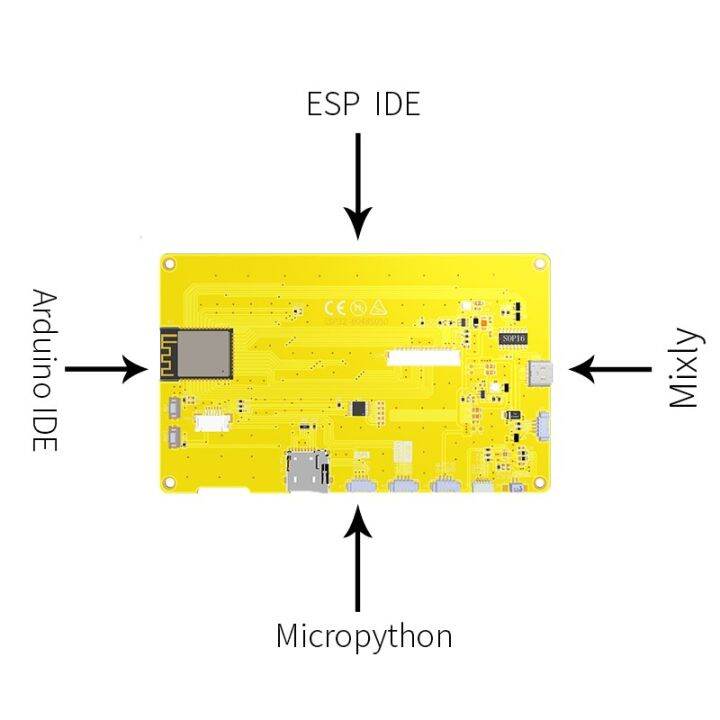 5-0นิ้ว-esp32-s3-hmi-8m-psram-16m-แฟลชสำหรับ-arduino-lvgl-wifi-amp-bluetooth-5-ip-s-800-480สมาร์ทจอแสดงผล-rgb-lcd-tft-โมดูล