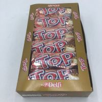 ❤HOT Sale❤  Delphi Top Wafer Coated Chocolate Rice Caramel Size 20 grams Pack 12 เดลฟี่ท็อป เวเฟอร์เคลือบช็อกโกแลตข้าวพองคาราเมล ขนาด 20กรัม แพ็ค 12JR6.4640⚡ส่งฟรีไม่มีขั้นต่ำ⚡