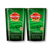 Moccona Espresso Instant Coffee มอคโคน่า เอสเปรสโซ่ กาแฟสำเร็จรูป ชนิดเกล็ด 120 กรัม x 2 ถุง