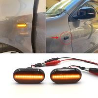 Led แบบไดนามิกเครื่องหมายด้านข้างเลี้ยวไฟสำหรับ Dacia แปรง Dokker Lodgy เรโนลต์ Megane 1 Clio1 2 KANGOO ESPACE สมาร์ท Fortwo 453