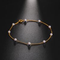 Elegant Pearl Anklet for Women New Fashion Simple Anklet Jewelry Accessories for Lover Birthday Gift Wholesale