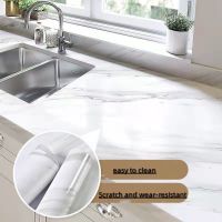 ☌卐∋ PVC Self Adhesive Modern Waterproof Marble Wallpapers DIY Contact Paper Wall Stickers Bathroom Kitchen Countertops Home Decors