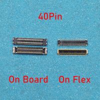 20-50Pcs 40pin LCD Display FPC Connector สําหรับ Xiaomi Redmi Note 8 7 / Note7 / Note8 / Note 7 Pro / Note 8 Pro ปลั๊กหน้าจอบนเมนบอร์ด