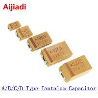 10PCS A B C D Type Tantalum capacitor 6V 10V 16V 25V 35V 50V 0.1UF 1uf 2.2UF 4.7UF 10UF 22UF 33UF 47UF 100UF 220uF 330UF